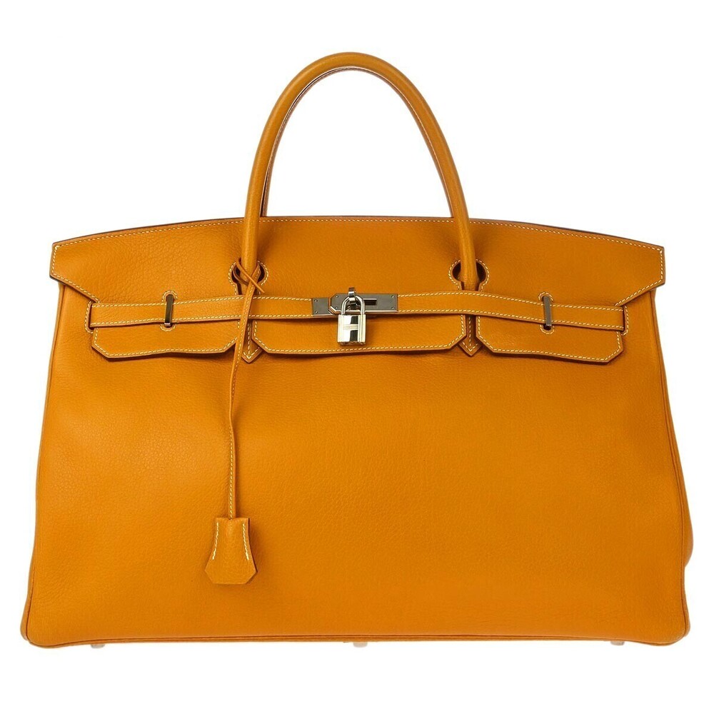Hermes Birkin Orange Fjord with Palladium Hardware 45